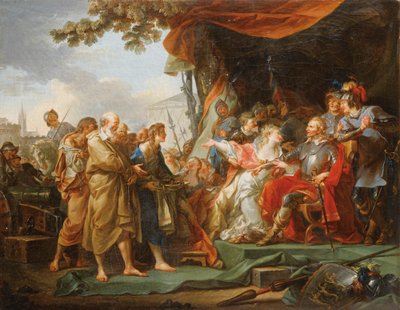 Fransk:  Les Bourgeois de Calais Borgerne fra Calais af Jean Simon Berthelemy