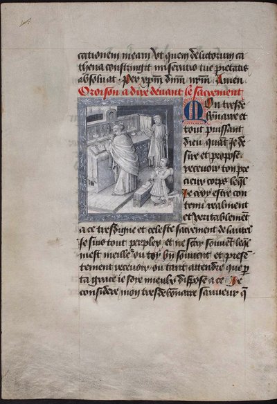 Helligmesse med Filip den Gode. Timernes Bog af Filip af Bourgogne, ca 1455 af Jean Tavernier