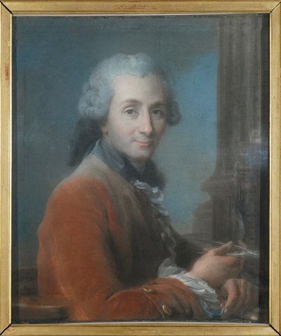 Portræt af arkitekten Jacques Gondouin de Folleville 1737-1818, ca. 1780. af Jean Valade