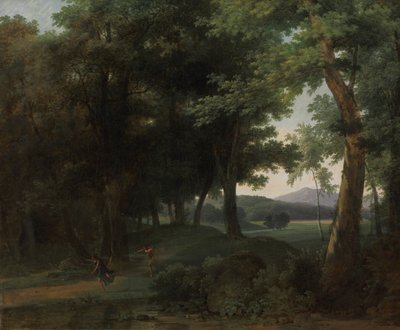 En skov med Apollo og Daphne af Jean Victor Bertin