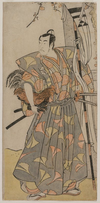 Skuespiller Matsumoto Kōshirō IV af Jean Victor Bertin