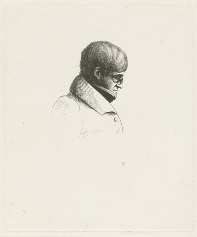 Portret af Constant Polari af Jean Zacherie Mazel