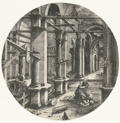 Den hellige familie i Betlehem af Jean de Gourmont (I)