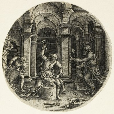 Sankt Eligius og kong Dagobert af Jean de Gourmont