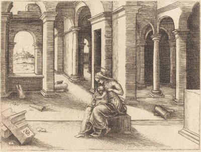 Jomfruen og Barnet af Jean de Gourmont I