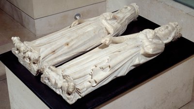 Graven af indvolde af Charles IV Bel (1293-1328) og Jeanne d