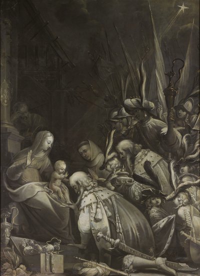 Tilbedelse af Magi, 1636 af Jean de Saint Igny