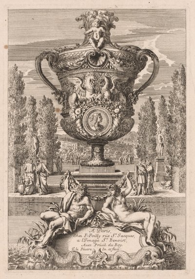 Dekorativ urne af Jean le Pautre