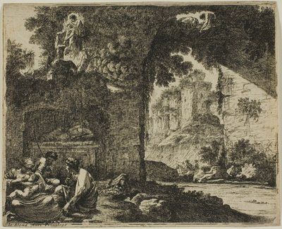 Hyrder i ruiner af Jean le Pautre
