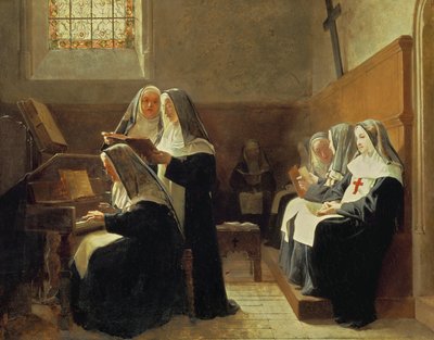 Klosterkoret, 1865 af Jean or Jehan Georges Vibert