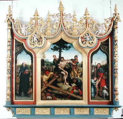 Triptykon af Kristus med bødlerne, ca. 1530-32 af Jean the Elder Bellegambe