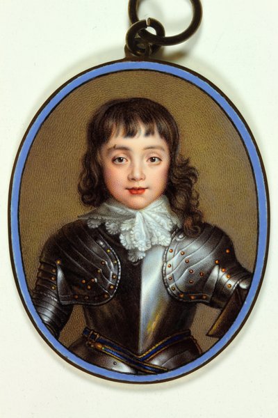 Charles, Prins af Wales, senere Charles II af Jean the Elder Petitot