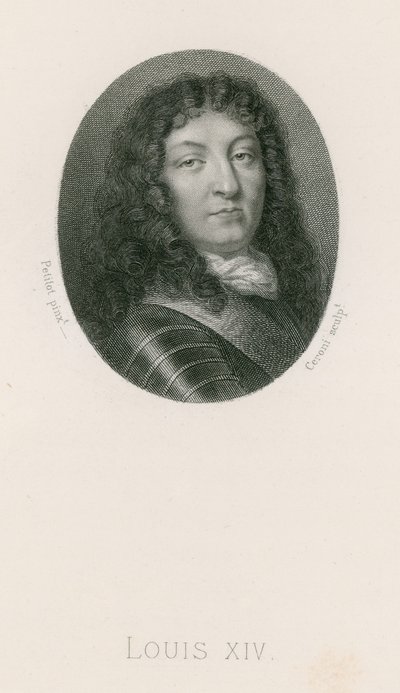 Kong Ludvig XIV af Jean the Elder Petitot