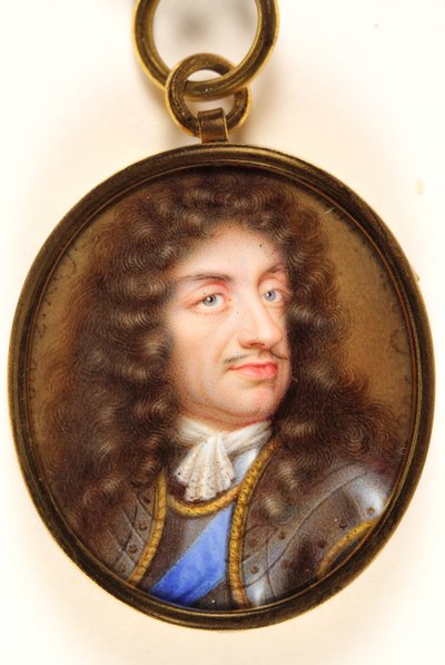 Karl II af Jean the Younger (attr.to) Petitot