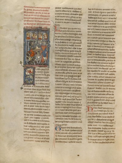 En turnering foran Pucelles-slottet af Jeanne de Montbaston