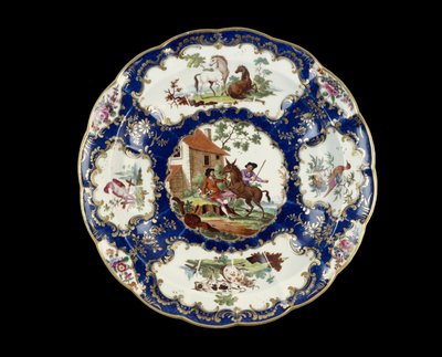 Cirkulært fad, 1768-1770 (steatisk porcelæn) af Jefferyes Hammett O