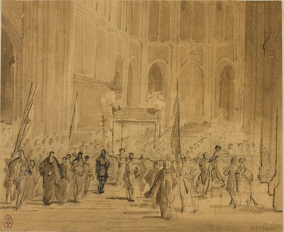 Kroning af en prins af Jehan Georges Vibert