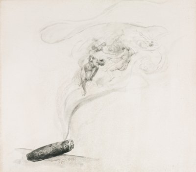 I Smoke, 1800-tallet. af Jehan Georges Vibert