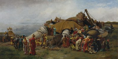 Gulliver og Lilliputians af Jehan Georges Vibert