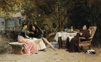 Reprimanden, 1874. af Jehan Georges Vibert