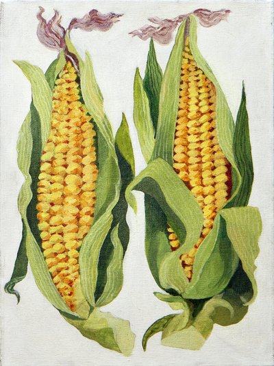 Sweetcorn, 2013 (akryl på lærred) af Jennifer Abbott
