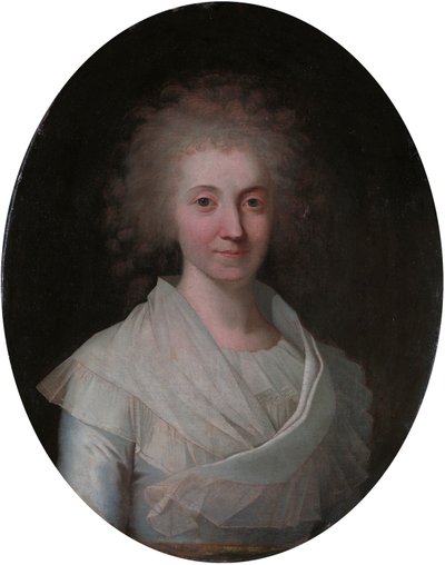 Danish: Portræt af Maren Juel Portrait of Maren Juel af Jens Juel