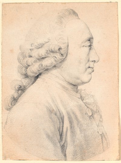 Portræt af den schweiziske naturvidenskabsmand og filosof Charles Bonnet (1720-93) af Jens Juel