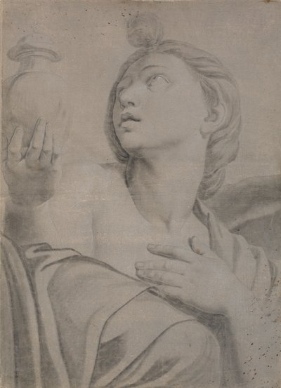 Psyche der bringer Venus Persefones krukke med trylledrikken af Jens Juel