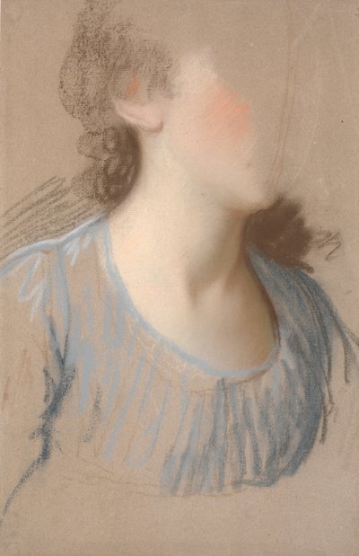 Studie af dames hals af Jens Juel