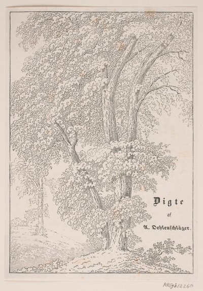 Illustration til Oehlenschlägers Digte i "Gæa" af Jens Peter Lund
