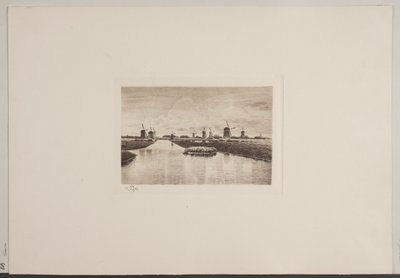 Ved Kinderdijk i Holland af Jensen