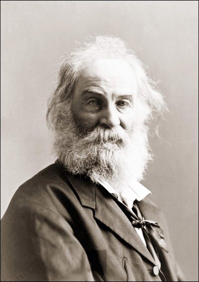 Portræt af Walt Whitman (1819 - 1892) af Gurney mellem 1880 og 1890. af Jeremiah Gurney