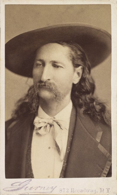 Wild Bill Hickok, pub. 1873 (foto) af Jeremiah Gurney