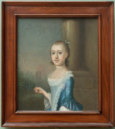 Portræt af Amarinthia Elliott af Jeremiah Theus