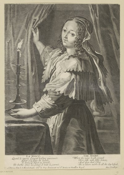 Nat La Nvict. Natten (titel på objekt) Fire halve dage (serietitel) af Jeremias Falck