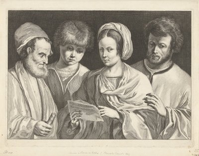 Fire musikere Koncerten af Jeremias Falck