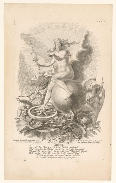 Allegori om falsk tro (Opinio) Die Einbildung / Opinion (titel på objekt) Allegorier (serietitel) af Jeremias Wachsmuth