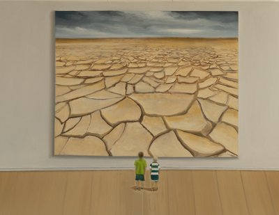 No water, 2019 (olie på lærred) af Jerome Glomaud