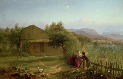 Flirt, 1875 af Jerome Thompson