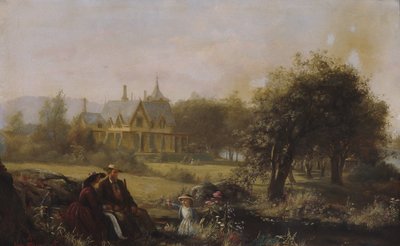 Sommerblomster, 1859. af Jerome Thompson