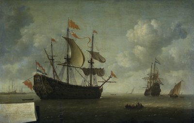 Ankomsten af Royal Charles Ankomsten af det engelske flagskib 