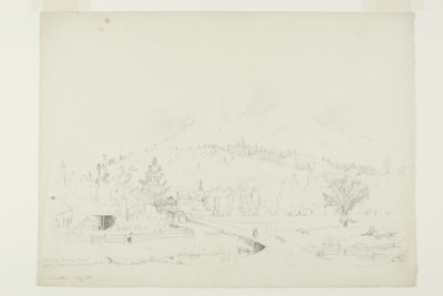 Tåge på bjergene af Jervis McEntee