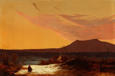 Hudson River Valley 1874 (olie på lærred) af Jervis McEntee
