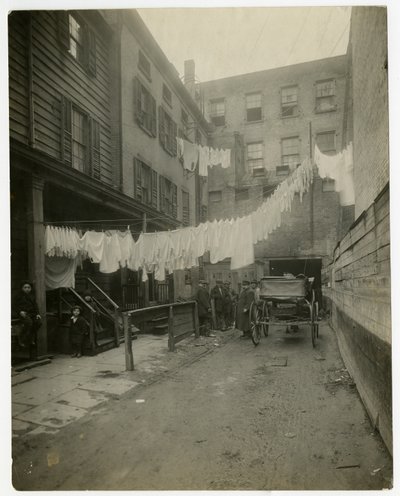 11 Christopher Street, Greenwich Village, New York, USA, ca. 1917-20 (foto af gelatinesølv) af Jessie Tarbox Beals