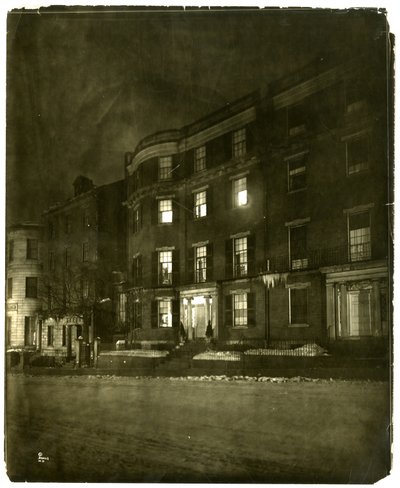Beacon St, Boston, Ma, USA, ca. 1902-10 (foto af gelatinesølv) af Jessie Tarbox Beals