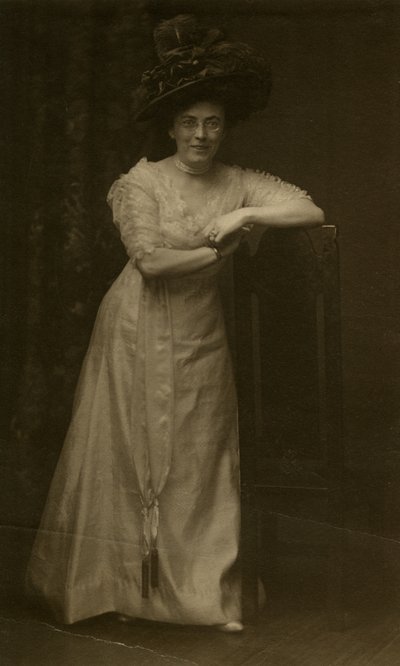 Beals selvportræt, ca. 1905-40 (foto af gelatinesølv) af Jessie Tarbox Beals