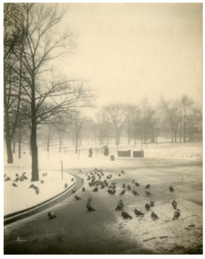 Boston Common, Boston, USA, ca. 1902-10 af Jessie Tarbox Beals