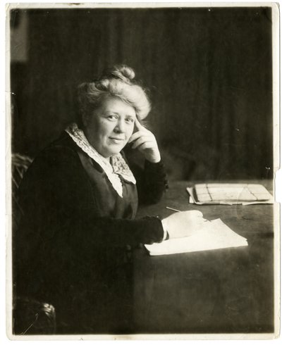 Jane Martin, annoncør, ca. 1905-20 (foto af gelatinesølv) af Jessie Tarbox Beals