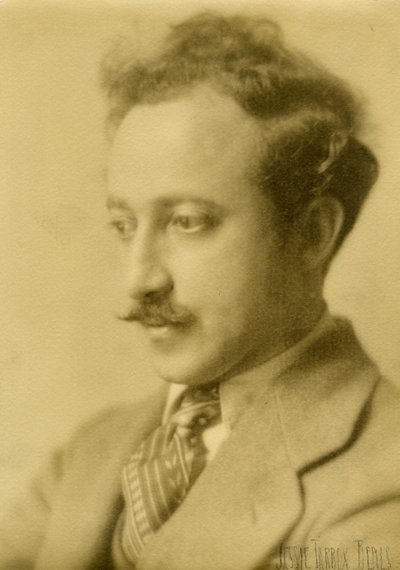 Joseph Auslander, digter, ca. 1925-27 (foto af gelatinesølv) af Jessie Tarbox Beals