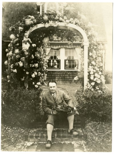 Joseph C Lincoln, ca. 1920-28 (foto af gelatinesølv) af Jessie Tarbox Beals